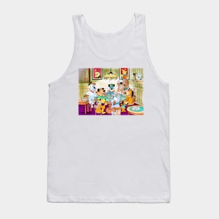 Dogs Playing Poker (Animation Edition) Tank Top